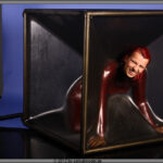 Rubber vacuum cube and catsuit