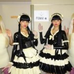 FEMM girls in their latex maid dresses